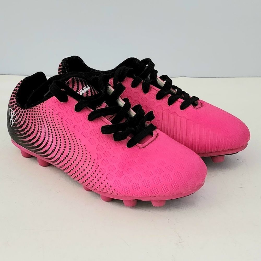 Vasari pink cleats kids size 13.5